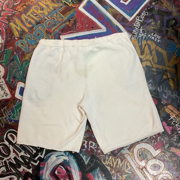 American Eagle 917 RTM Fleece Shorts w Half-Embroidered, Half-Printed Logo (L/G) - Picture 10 of 12